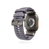 Apple Watch (42/44/SE/45/46/49) Epico Rubber Pro Watch Strap with Metal Buckle - Grey