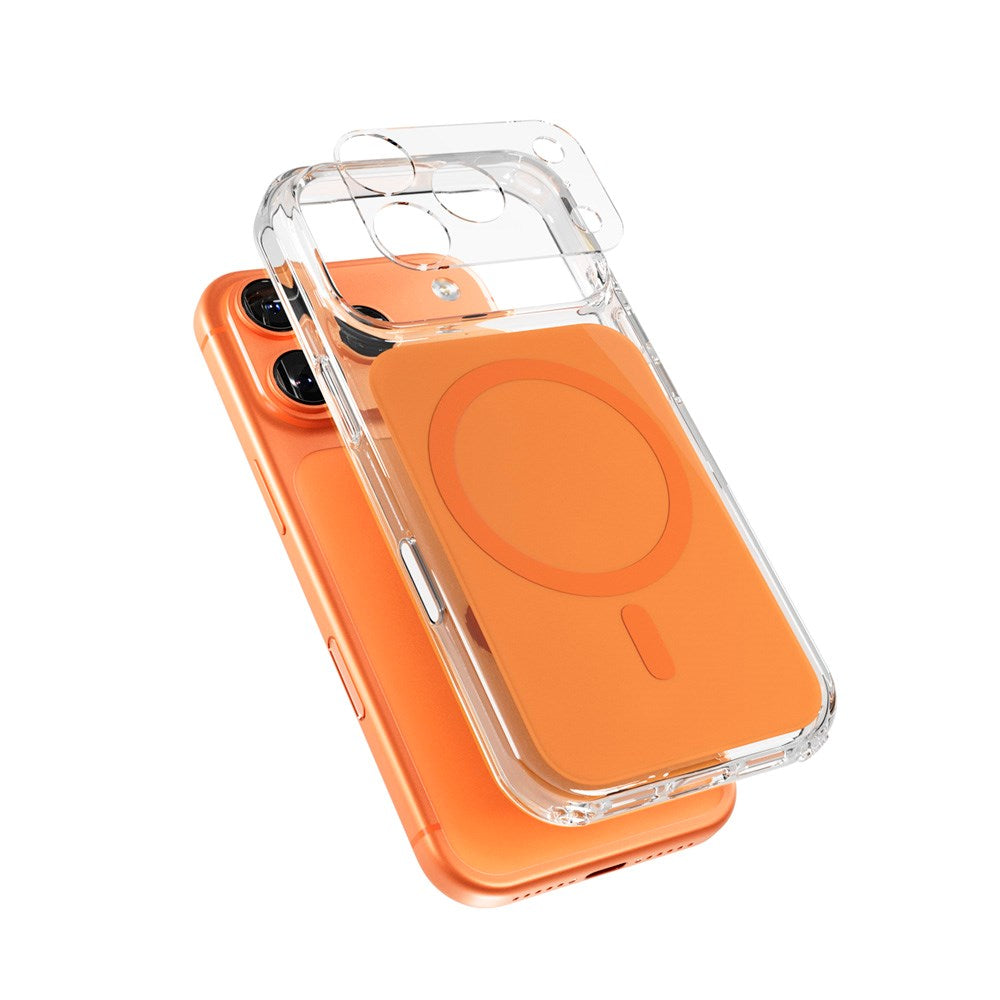 iPhone 17 Pro Max Epico Tile Mag+ Case - MagSafe Compatible - Transparent / Orange