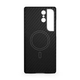 Samsung Galaxy S26 Spello Mag+ Carbon Case - MagSafe Compatible - Black