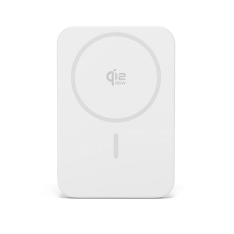 Epico UltraPack EM55 Slim Alu Mag+ Wireless PowerBank - 25W & 5000mAh - Qi2 / MagSafe Compatible - Silver