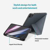 iPad 11" (2025) / 10.9" (2024 / 2022) Epico SolidWoven Flip Case - Black