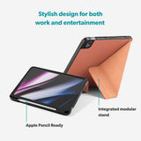 iPad 11" (2025) / 10.9" (2024 / 2022) Epico SolidWoven Flip Case - Sienna