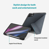 iPad Pro 12.9" (2022-2018) / Air 13" (2026-2024) Epico SolidWoven Flip Case - Black