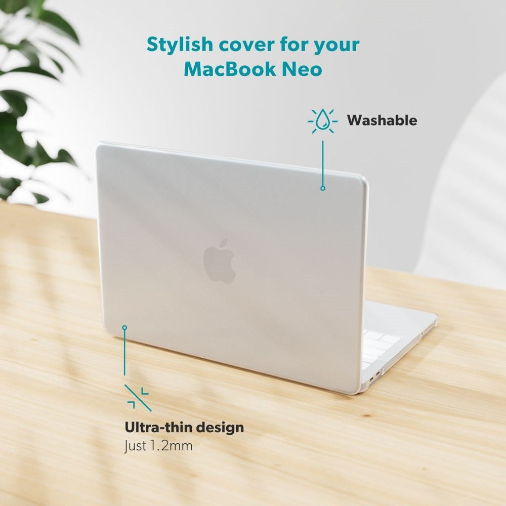 MacBook Neo 13 A18 Pro (2026) Epico Slim Shell - Matte Transparent
