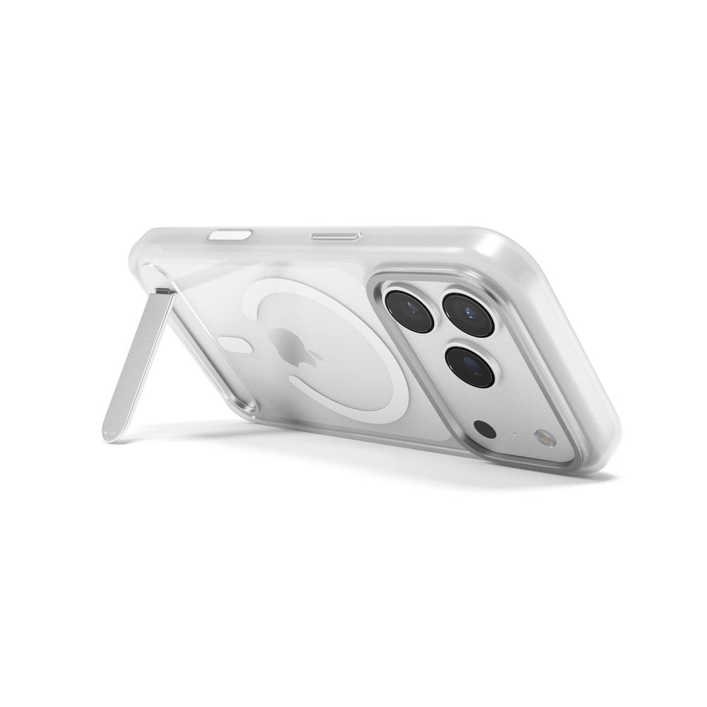 iPhone 18 Pro Max / 17 Pro Max Epico HeroStand Pro Mag+ Case with Camera Protection and Kickstand - MagSafe Compatible - Transparent