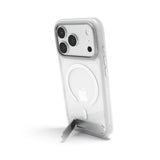 iPhone 18 Pro Max / 17 Pro Max Epico HeroStand Pro Mag+ Case with Camera Protection and Kickstand - MagSafe Compatible - Transparent