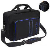 Bag for PS5 with Storage & Shoulder Strap - Black / Blue