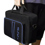 Bag for PS5 with Storage & Shoulder Strap - Black / Blue