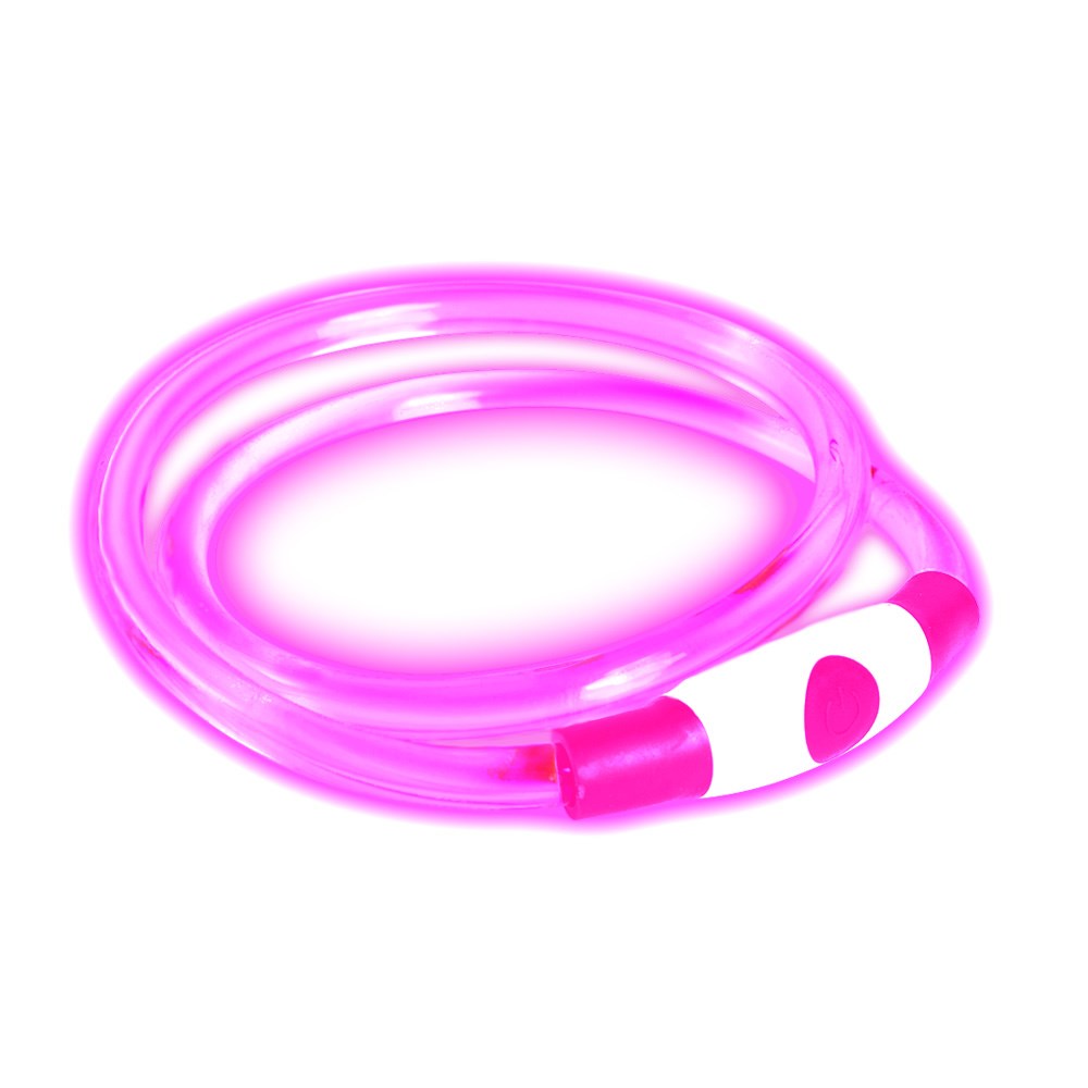 Bee-Safe LED Dog Collar - Pink