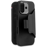 Decoded iPhone 17 Textured Detachable Wallet Silicone Case - MagSafe Compatible - Phantom Black