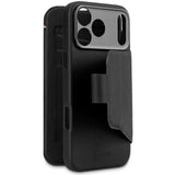 Decoded iPhone 17 Pro Max Textured Detachable Wallet Silicone Case - MagSafe Compatible - Phantom Black