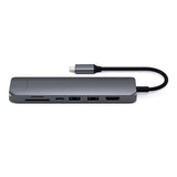 Satechi Slim 7-in-1 USB-C Multi Adapter - Space Grey