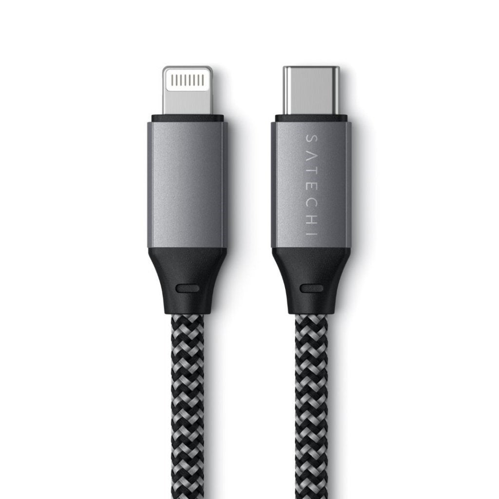 Satechi USB-C to Lightning Cable (PD) 60W - 25 cw. - Space Grey