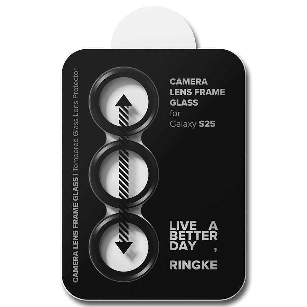 Samsung Galaxy S25 - Ringke Camera Lens Protection Glass - 2 pcs - Black