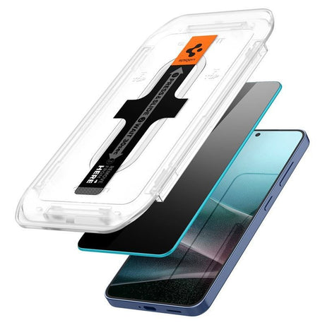 Samsung Galaxy S25 / S24 Spigen Glass tR EZ Fit HD Screen Protector Glass - Privacy - 2 pcs - Transparent