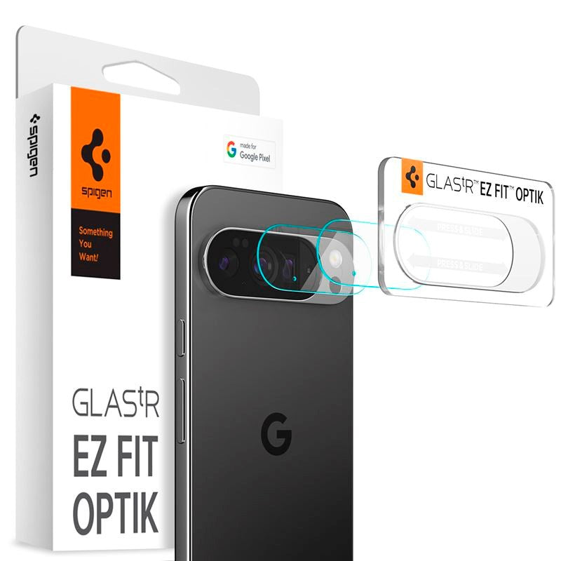 Google Pixel 10 Pro XL Spigen Glass tR EZ Fit Optik Camera Lens Protector Glass - 2 pcs - Transparent