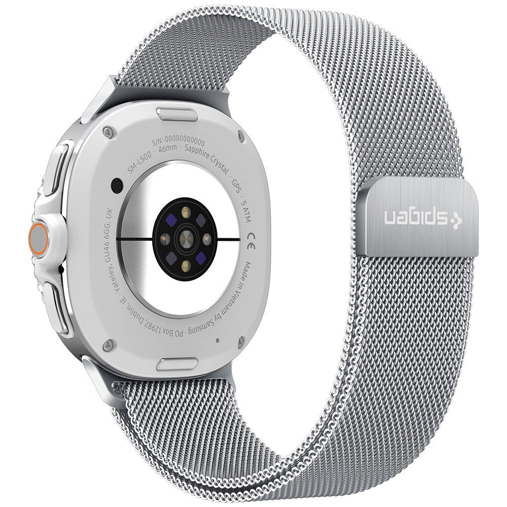 Samsung Galaxy Watch 8 / 8 Classic (40 / 44 / 46mm) Spigen Metal Fit Watch Strap - Silver