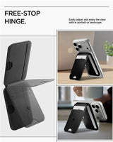 Spigen Slim Fold Card Holder for 3 Cards with Stand Function - MagSafe Compatible - Black