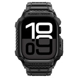 Apple Watch 11 (46mm) Spigen Rugged Armor Pro 2 Case with Strap - Black