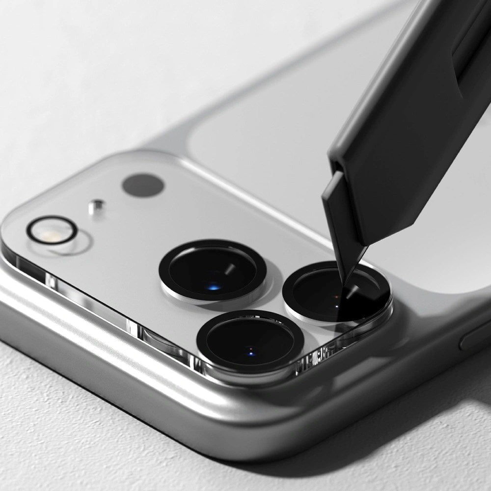 iPhone 17 Pro Max Ringke Protective Glass for Camera Lens - 2 pcs. - Transparent / Black