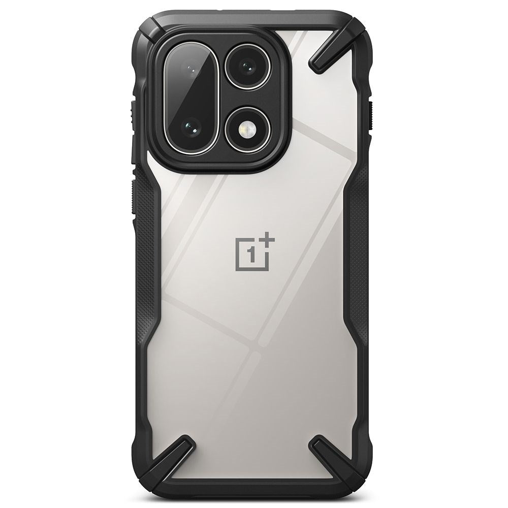 OnePlus 15 Ringke Fusion X Case - Transparent / Black