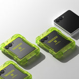 Samsung Galaxy Z Flip8 Ringke Cover Display Easy Slide Protective Glass with Installation Frame - 2 pcs - Transparent