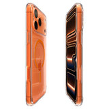 iPhone 17 Pro Spigen Ultra Hybrid Case - MagSafe Compatible - Transparent / Orange