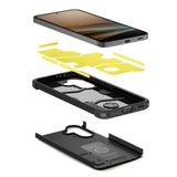Samsung Galaxy A37 Spigen Tough Armor T Case with Kickstand  - Black