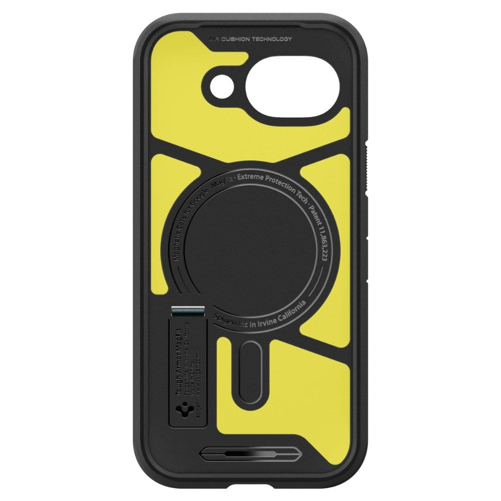Google Pixel 10a Spigen Tough Armor Hybrid Case with Kickstand - MagSafe Compatible - Green