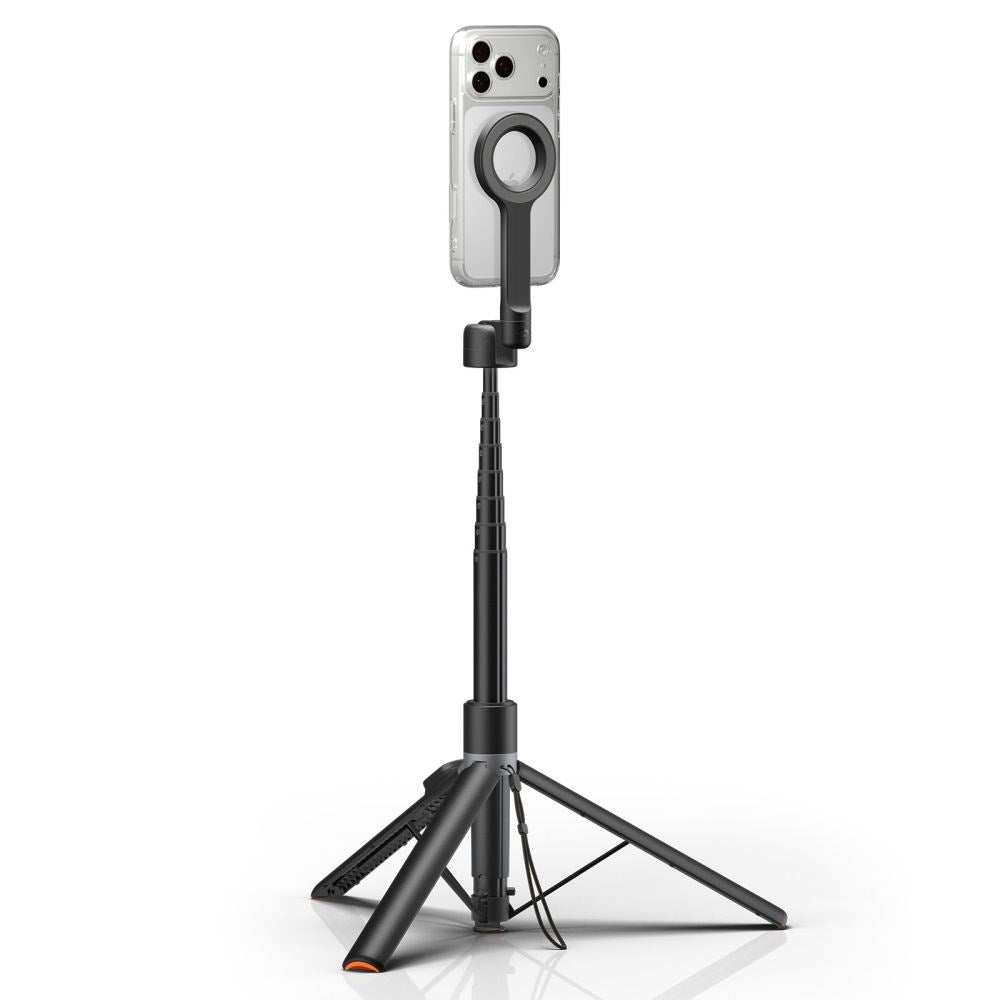 S582W Bluetooth Selfie Stick Tripod Spigen - MagSafe Compatible - Black