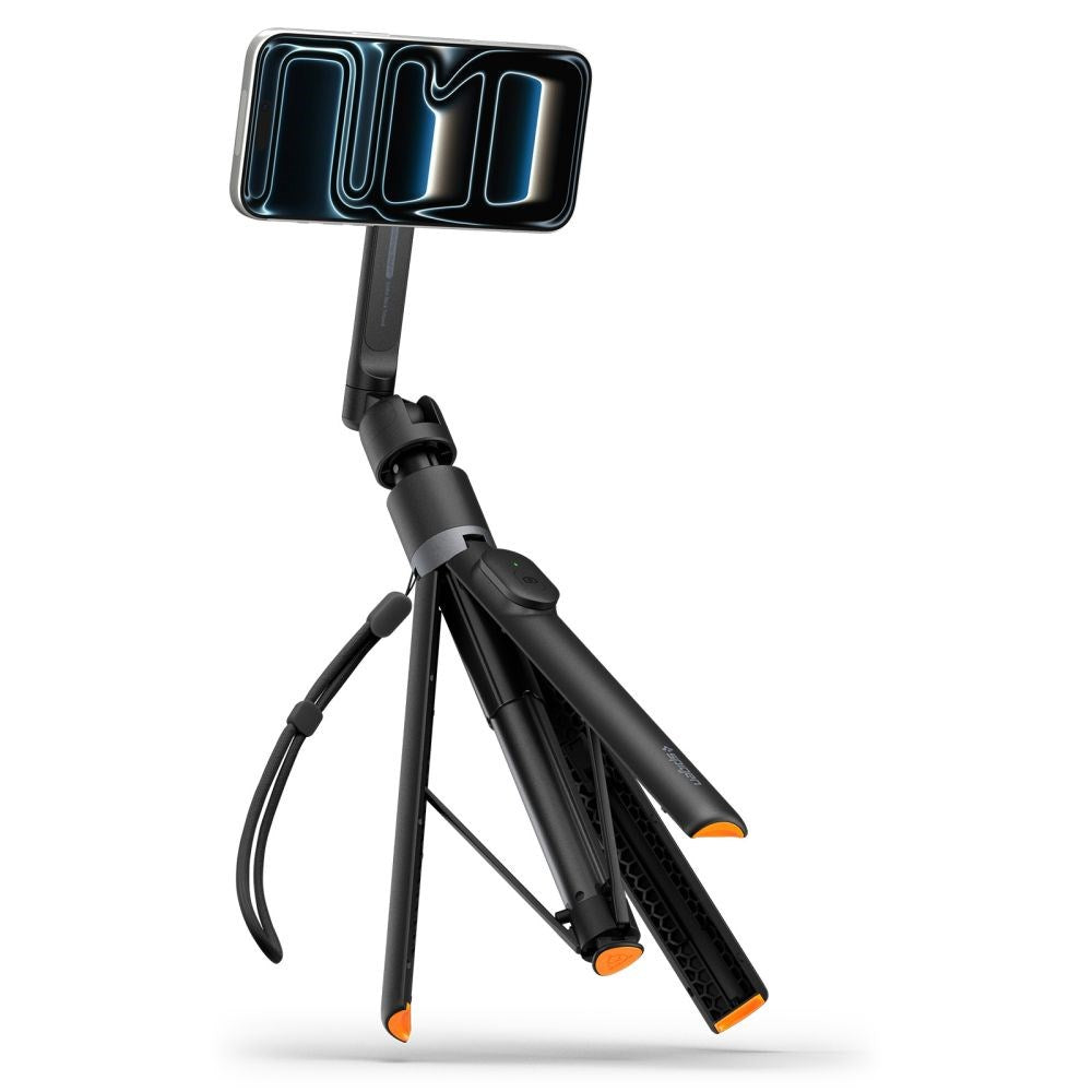 S582W Bluetooth Selfie Stick Tripod Spigen - MagSafe Compatible - Black