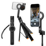 S582W Bluetooth Selfie Stick Tripod Spigen - MagSafe Compatible - Black