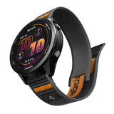 Spigen Athlex Air Universal Nylon Strap (22mm) - Black / Orange