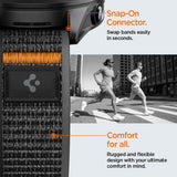 Spigen Athlex Air Universal Nylon Strap (22mm) - Black / Orange
