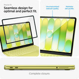 MacBook Neo 13 A18 Pro (2026) Spigen Glass tR Slim Tempered Screen Protector Glass - Clear / Black Edge