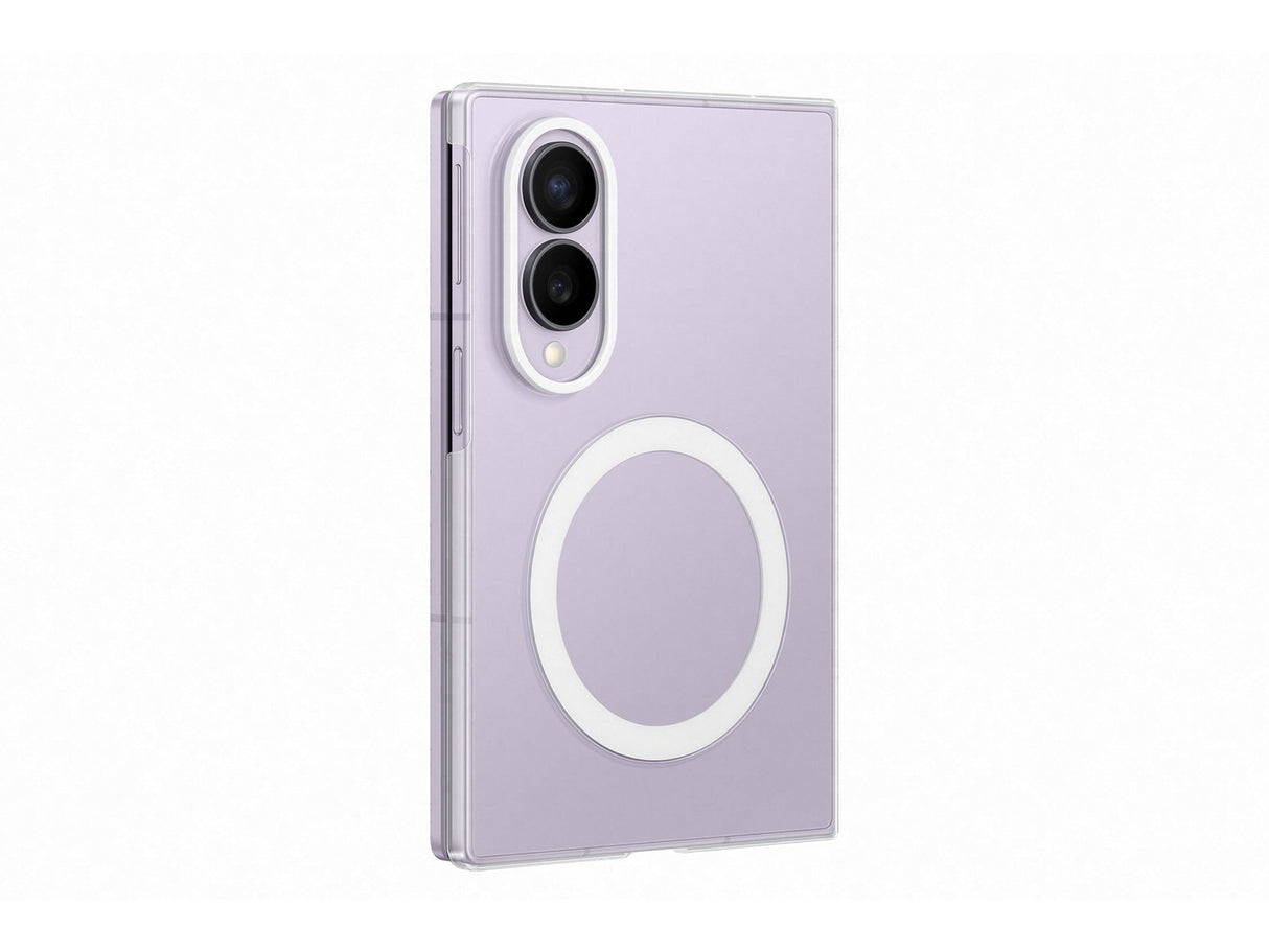 Original Samsung Galaxy Z Fold8 Shell Clear Magnet Case w. Protective film - Transparent