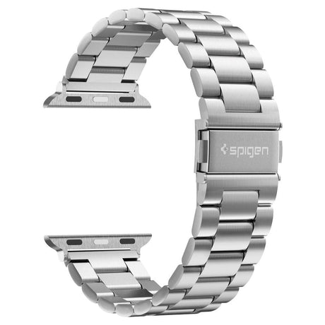 Apple Watch (42/44/SE/45/46/49mm) Spigen Modern Fit Band - Stainless Steel Strap incl. Pins - Silver