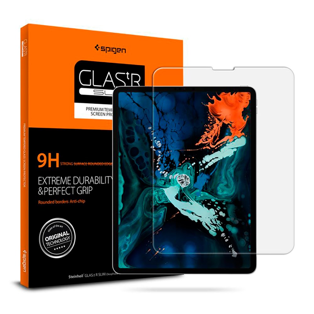 iPad Pro 12.9" (2022 / 2021 / 2020 / 2018) Spigen Glass.Tr Slim Screen Protector - Tempered Glass - Transparent