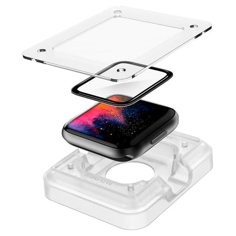 Spigen ProFlex EZ Fit Apple Watch SE / 6 / 5 / 4 (44mm) 2-Pack Screen Protector - Transparent