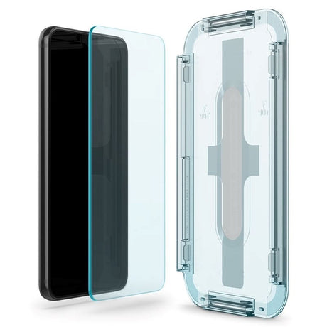 Samsung Galaxy S22 Spigen EZ Fit Glas.tR Screen Protection 2. Pcs - Case Friendly - Transparent