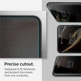 Samsung Galaxy S22 Spigen EZ Fit Glas.tR Screen Protection 2. Pcs - Case Friendly - Transparent