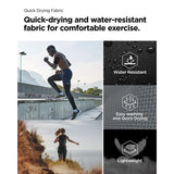 Spigen Water Resistant Dynamic Shield Running Armband (Max. Mobile: 195 x 113mm) - Black