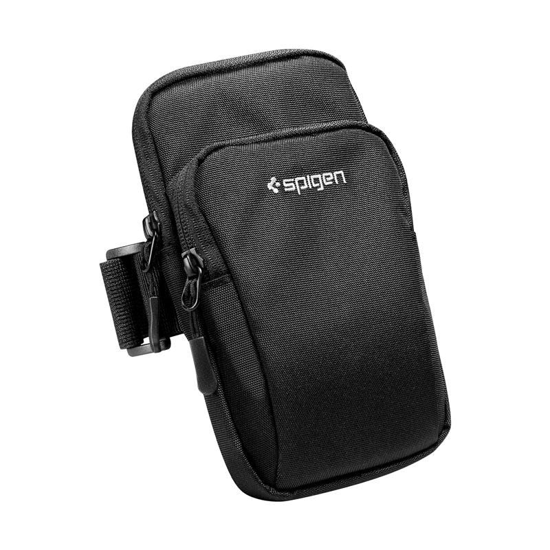 Spigen Water Resistant Dynamic Shield Running Armband (Max. Mobile: 195 x 113mm) - Black