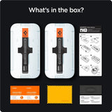 iPhone 14 Pro Max Spigen Privacy EZ Fit Glass Screen Protector - 2 pcs - Privacy Function - Transparent