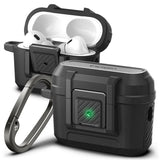Spigen Lock Fit Apple AirPods Pro (2. Gen.) Case with Carabiner - Black
