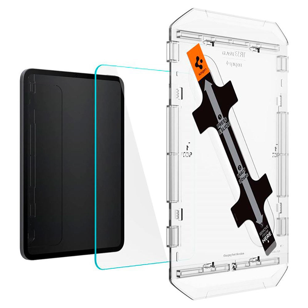 iPad 10.9" (2024/2022) Spigen EZ Fit Glas.tR Screen Protection - Case Friendly - Transparent