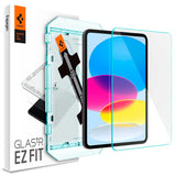 iPad 10.9" (2024/2022) Spigen EZ Fit Glas.tR Screen Protection - Case Friendly - Transparent