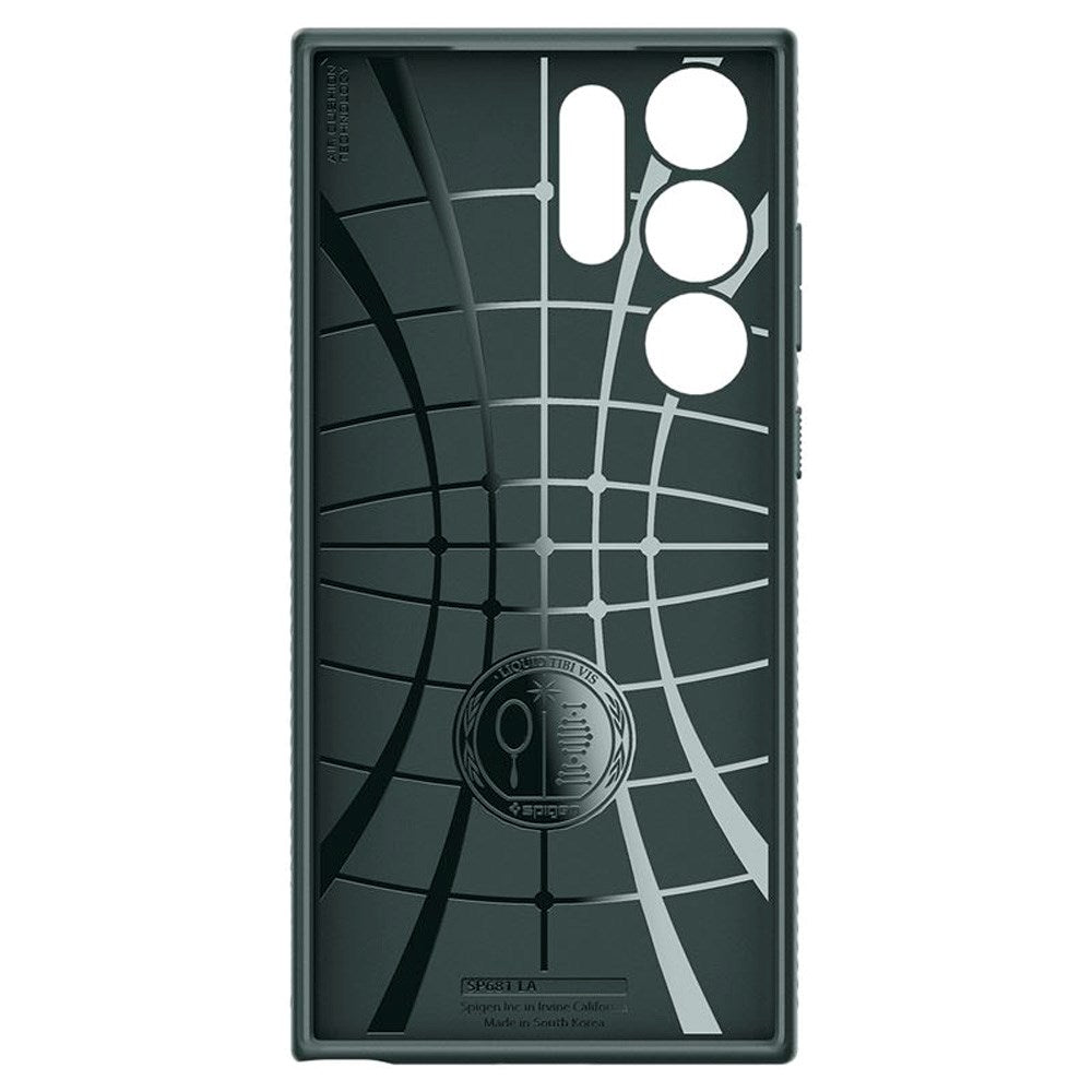 Samsung Galaxy S23 Ultra Spigen Liquid Air - Flexible Plastic Case - Green