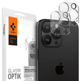 iPhone 16 Pro / 16 Pro Max / 15 Pro / 15 Pro Max / 14 Pro / 14 Pro Max Spigen Glass tR Optik Camera Protection Glass - 2 pcs - Transparent