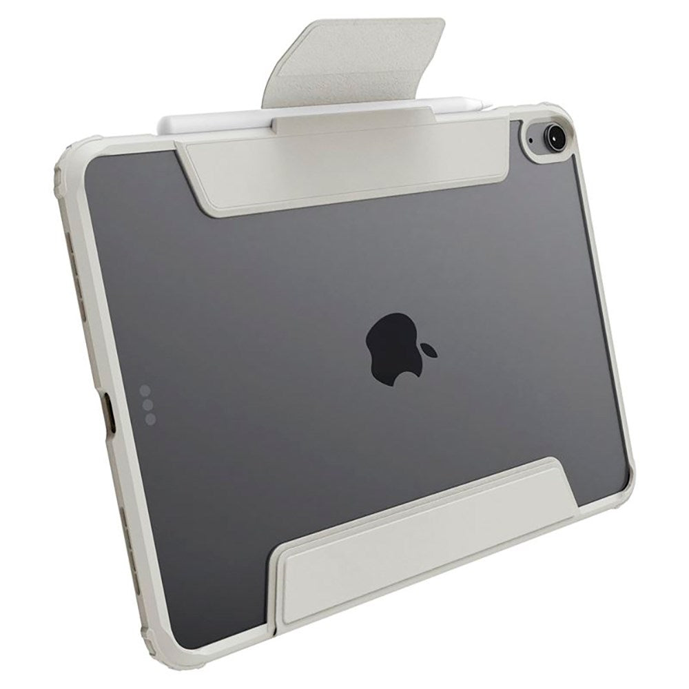 iPad Air 10.9-11" (2024-2020) Spigen Air Skin Pro Leather Flip Case - Gray